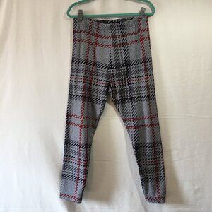 Grey Print Multicolor Pants